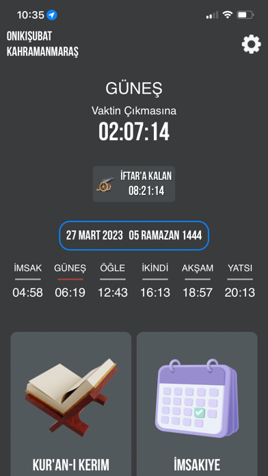 Namaz Vakitleri - Ezan Screenshot