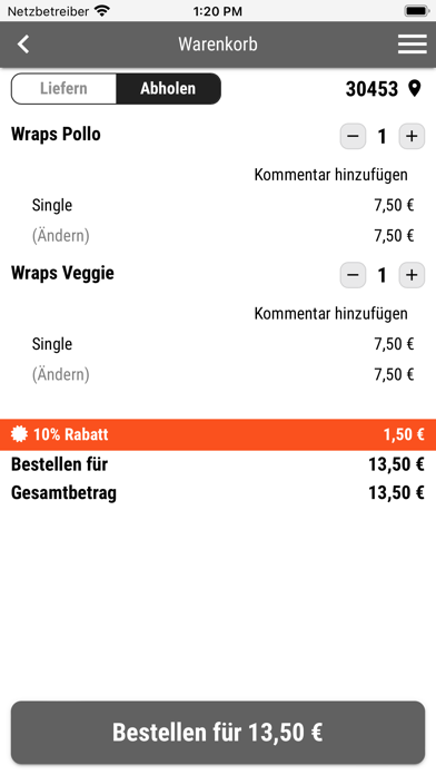 Linden Burger Hannover Screenshot