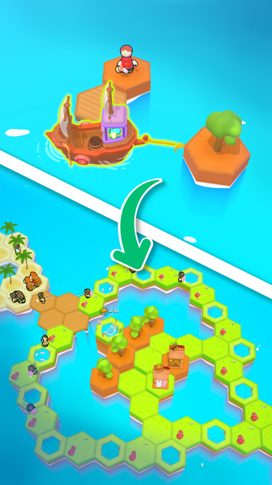 #4. Hex Island (iOS) 由: Yavuz Demir