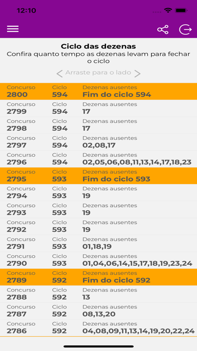 Lotofácil estatísticas PRO Screenshot