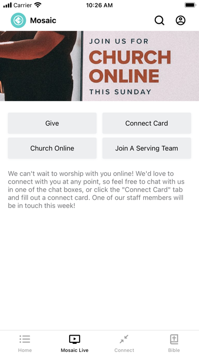 Mosaic Church (Gulf Coast) Screenshot