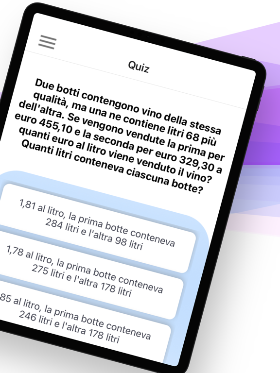 Screenshot #5 pour Quiz Matematica - Premium