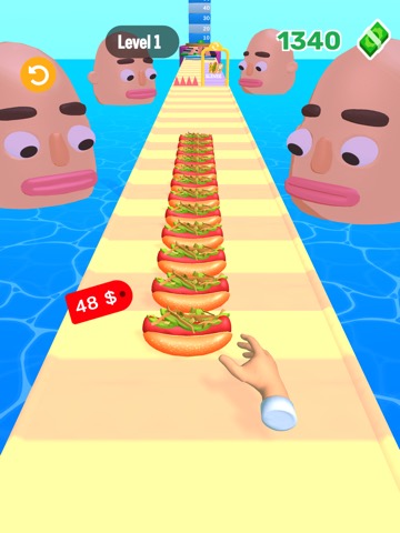 Hotdog Away 3D - Sausage Runのおすすめ画像1