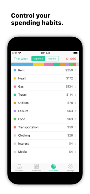 ‎GreenBooks: Money Manager Screenshot