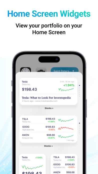 Stocks+ app Screenshot