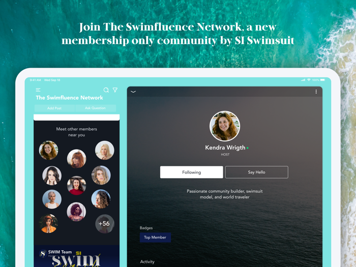 The Swimfluence Network