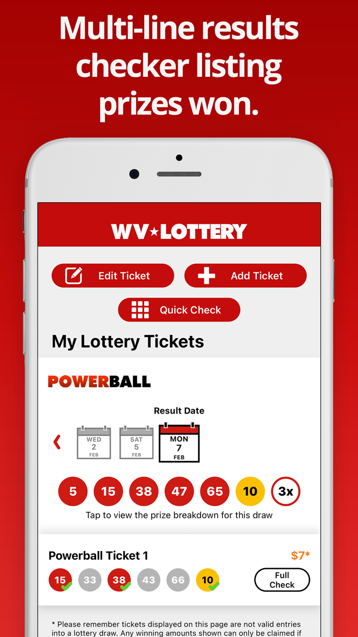 WV Lottery Numbers