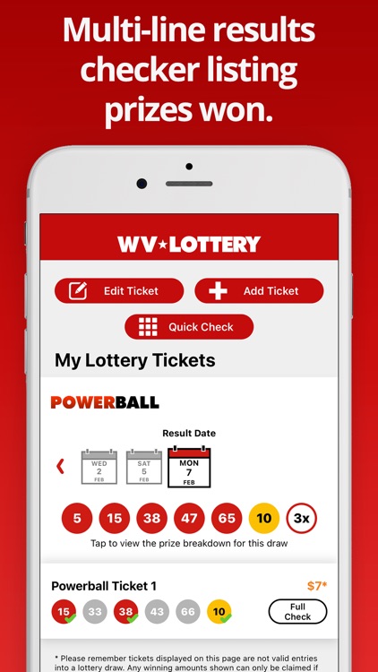 WV Lottery Numbers