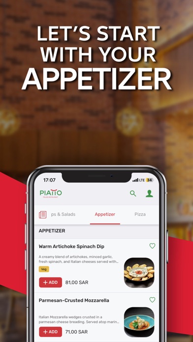 Piatto KSA Screenshot