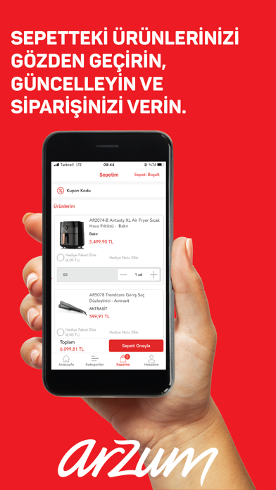 Arzum Online Alışveriş Screenshot