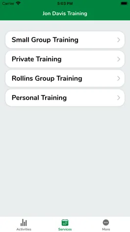 Game screenshot Jon Davis Training hack