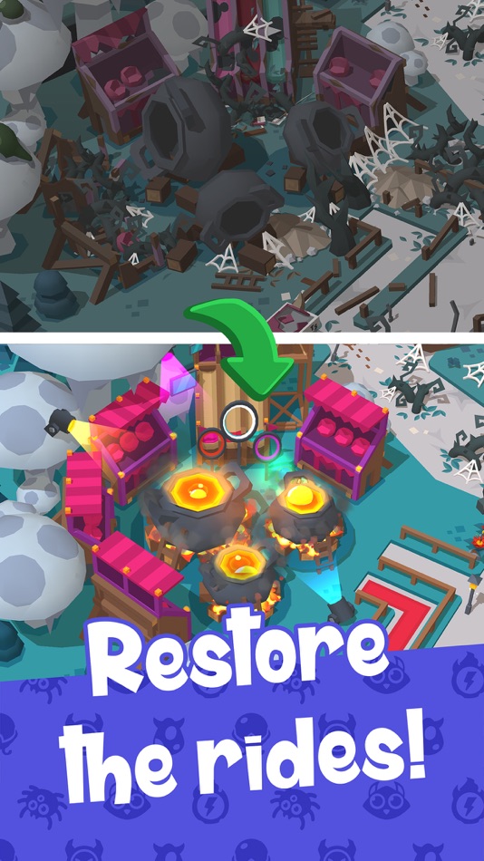 #4. Hell Merge (iOS) Podle: Becube Co Ltd