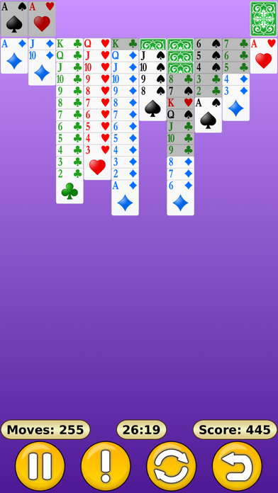 Spider Solitaire ~ Card Game Screenshot