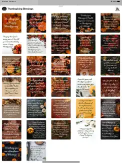 Thanksgiving Blessings iPad image 3