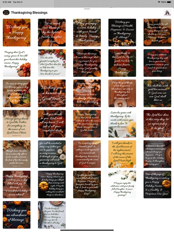 Screenshot #6 pour Thanksgiving Blessings