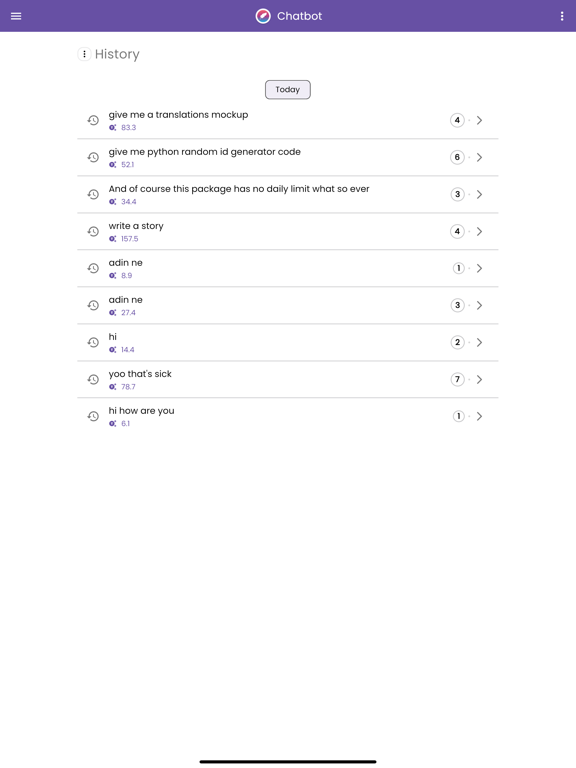 Screenshot #5 pour AI Chat & Smart Chatbot