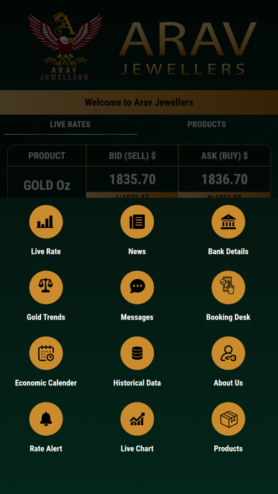 Arav Jewellers Screenshot