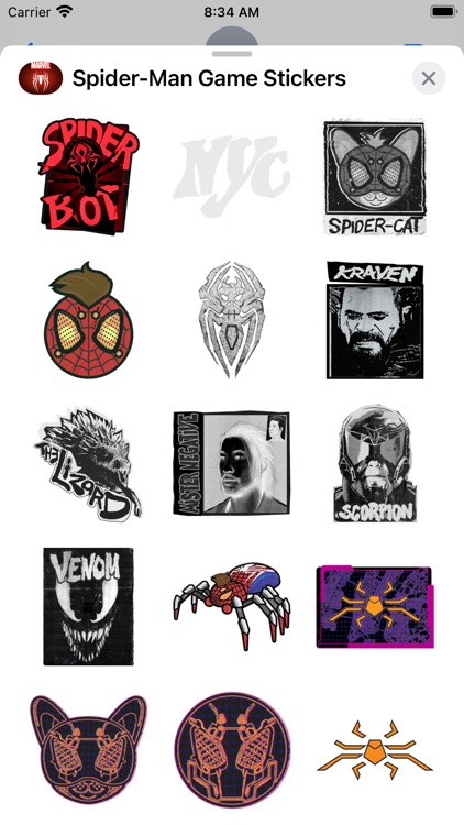 Spider-Man Game Stickers screenshot-5