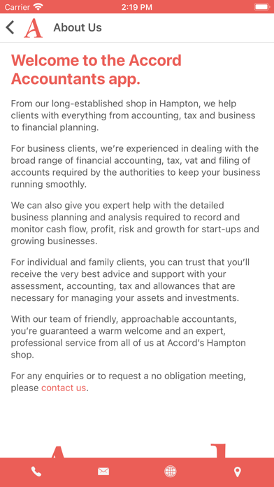 Accord Accountants Screenshot