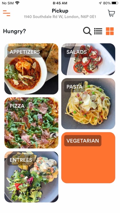 Bocconcini Restaurant Screenshot