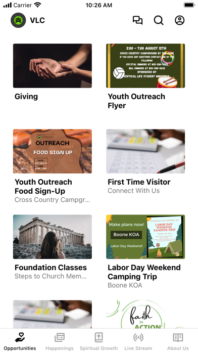 Vertical Life Church NC Screenshot