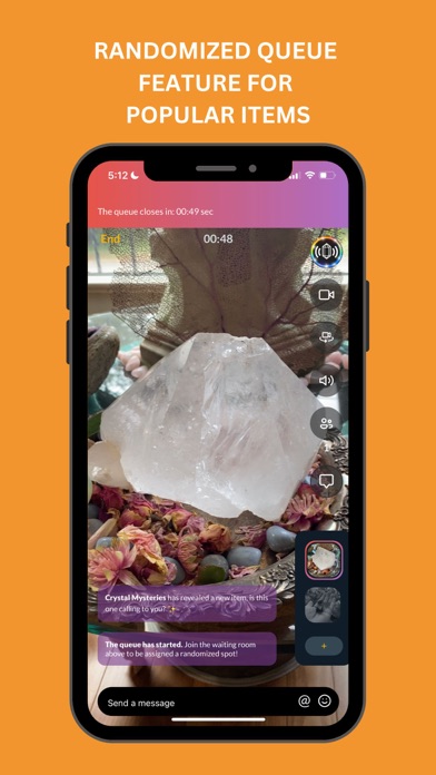Crystals Live - Live Sales Screenshot