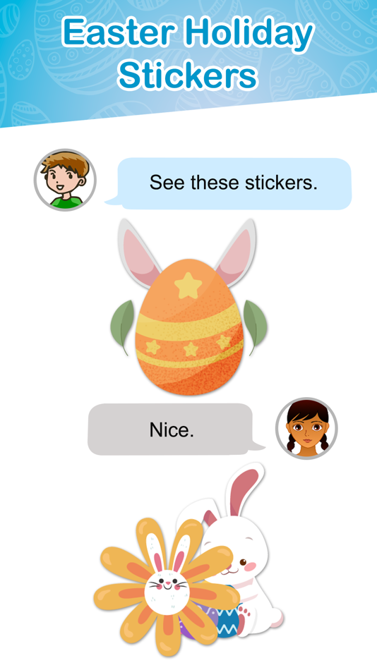 #2. Easter Holiday Stickers! (iOS) By: Neeraj .