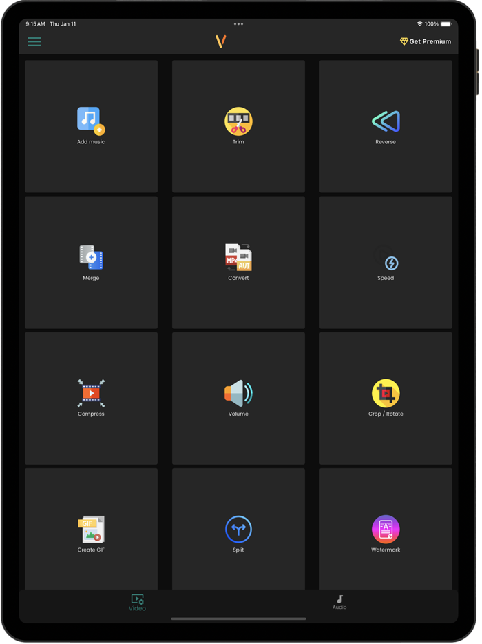 Vaux Video and Audio Editor