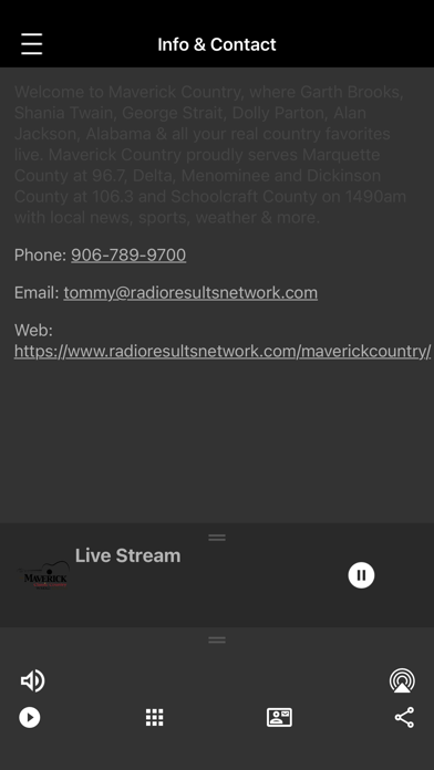 WGMV Maverick 106.3 Screenshot