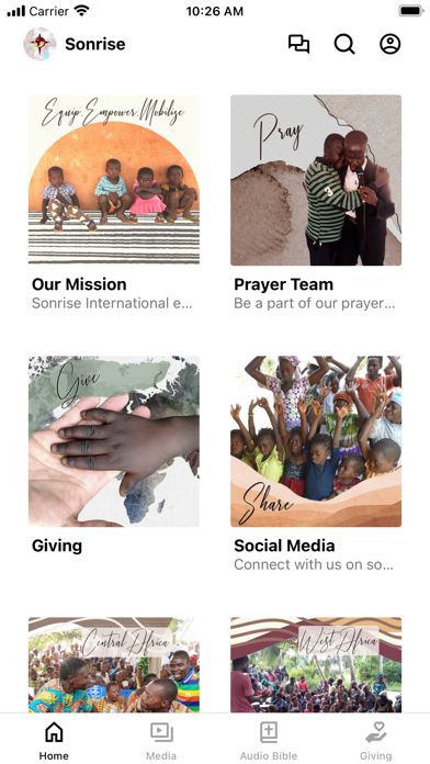 Sonrise International Screenshot