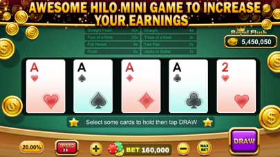 Video Poker Casino Pro Offline Screenshot