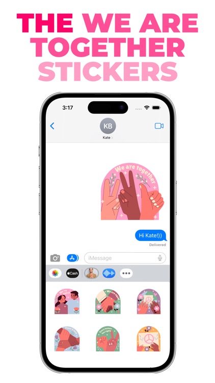 The We are Together stickers