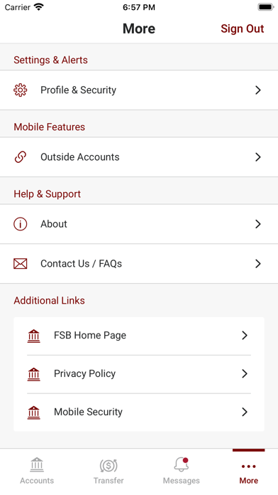 First State Bank of Pond Creek Screenshot