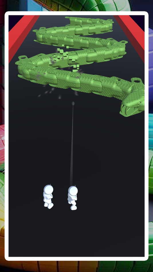 #5. SNAKEVADER: Snake Invaders (iOS) By: Ammonite Design Studios Ltd