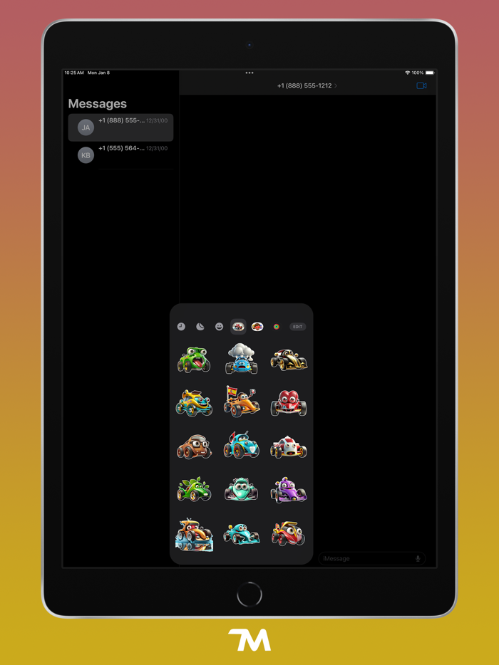 Racing Cars Stickers