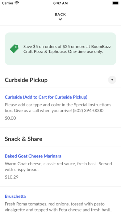 BoomBozz Pizza & Taphouse Screenshot