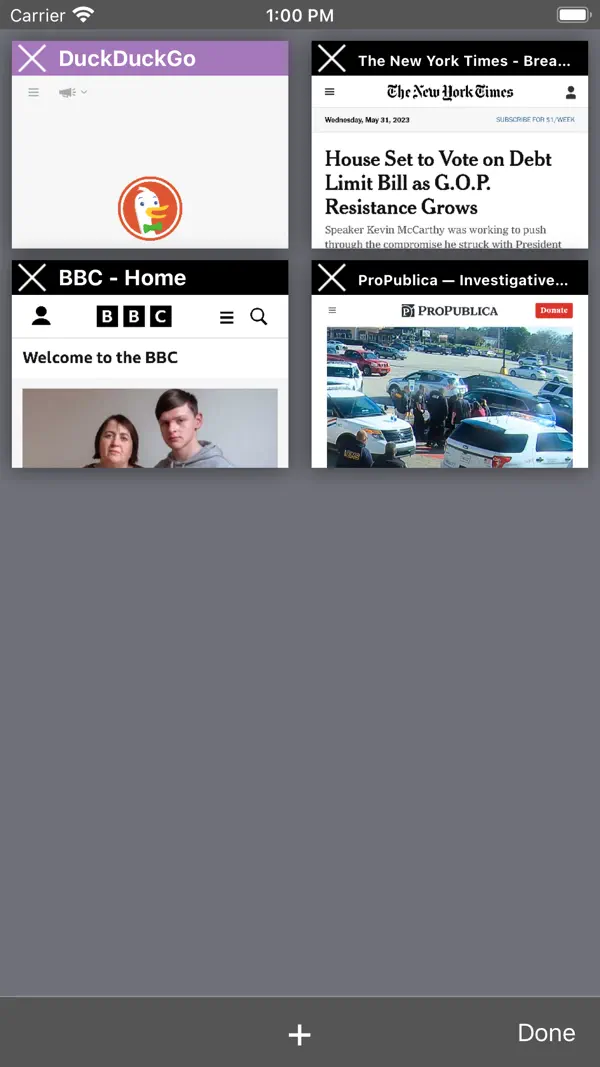 Onion Browser Screenshot 6
