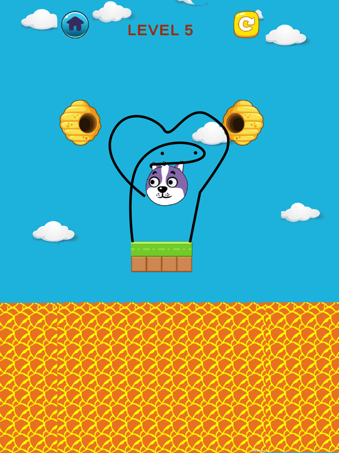 Save Doggie Puzzle Game