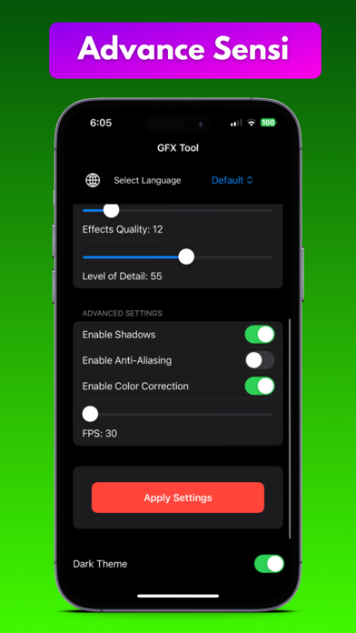 GFX Tool Pro Screenshot