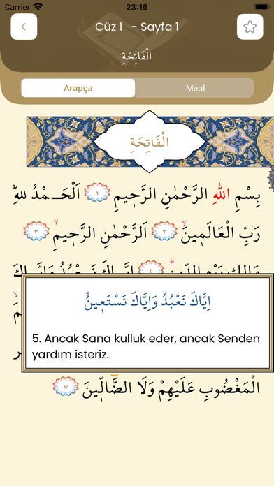 Kur'an-ı Kerim Oku Screenshot