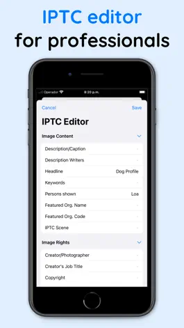 Game screenshot Exif Metadata Editor & IPTC apk