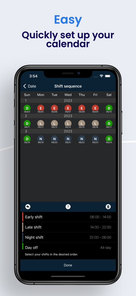 Schichter - Shift calendar screenshot 3