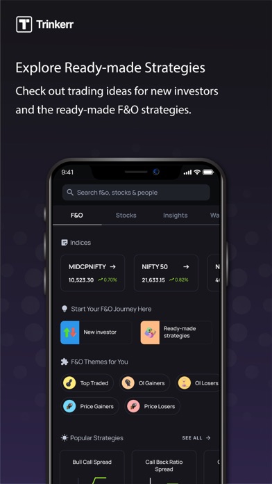 Trinkerr: Virtual Trading App Screenshot