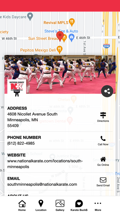 S. Minneapolis National Karate Screenshot