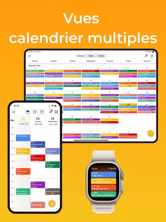 Screenshot #6 pour 24me: Calendrier et to do list