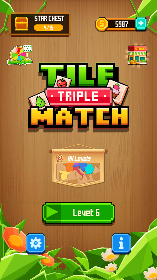 #5. Tile Match Triple (iOS) 由: CASUALBRAINS COMPANY LIMITED