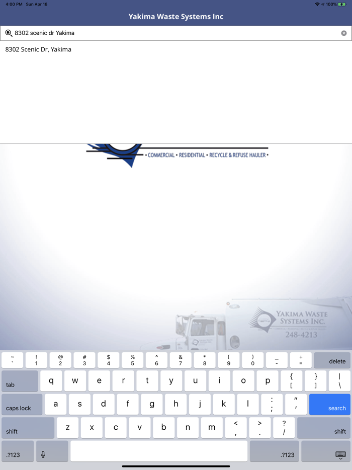 Yakima Waste Systems Inc