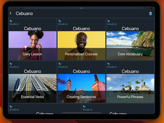 Bluebird Learn Cebuano