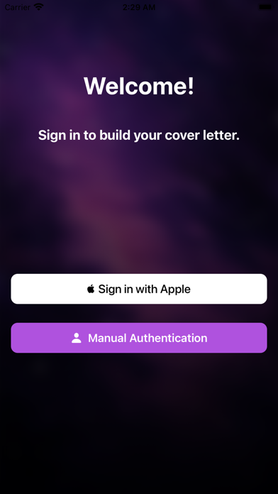 AI Cover Letter Generator Screenshot