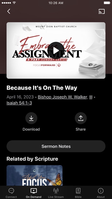 Mt. Zion Baptist Church Screenshot